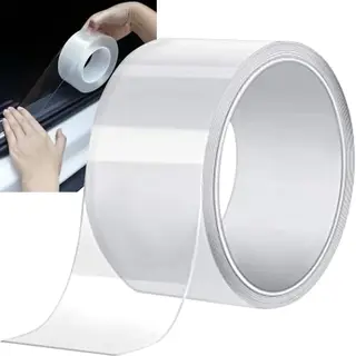 Xtrobb 20881 Lakbeschermingsfolie Voor Fiets, Auto, Huishoudelijke Apparaten, Deurkozijn, Randbescherming, Transparant, Dikte 5 Cm X 5 M