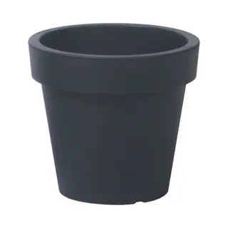 Prosperplast Bloempot Basic - Kunststof - Antraciet - D14 X H12 Cm - Buiten/tuin