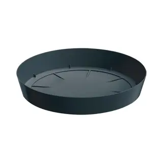 Prosperplast Opvangschaal/onderschaal Voor Bloempot/plantenpot - Antraciet - Rond - Dia 27 Cm
