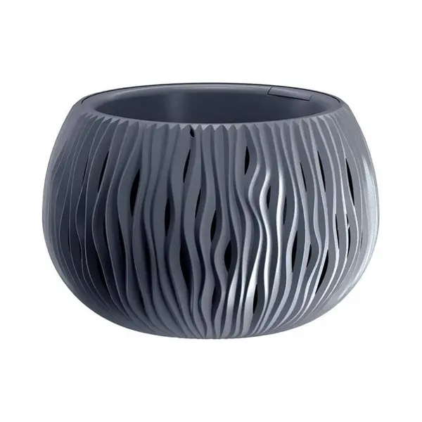 Prosperplast Blumentopf Bowl Sandy Anthrazit 18 Cm thumbnail