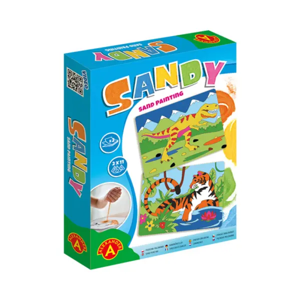 Alexander Toys Sandy Sand Painting Dinosaur + Tiger thumbnail