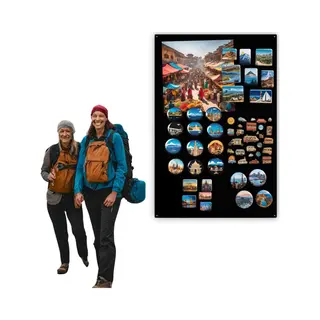 Anwicar Rechthoekige Magneet Bord - Magnetisch Memobord - Magnetisch Prikbord - Zwart