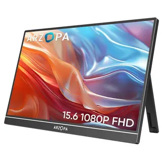 Arzopa A1 computer monitor 39,6 cm (15.6") 1920 x 1080 Pixels Full Hd Lcd Grijs