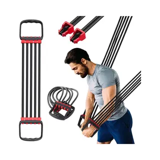 Weerstand Tubes- Workout Set Met Handvaten - Fitness Elastiek - Fitness Banden - Fitness- Gym- Workout- Resistance Band.