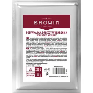Browin 401001 Hefenährsalz, Nährsalz Für Weinhefe, Nährsalz Für Wein, Mineralisches Nährsalz 100g