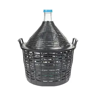 Browin, Wijn Accessoires, Demijohn Voor Wijn In Plastic Mandje