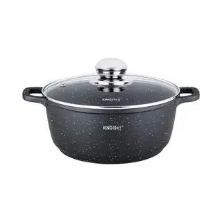 Kinghoff 1592 - Kleine Braadpan - Met Aromaknop - 16 Cm - 1.3 Liter