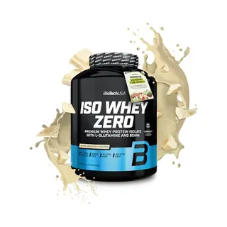 BioTechUSA Iso Whey Zero | Premium Whey Protein Isolate | Grass-Fed | Enzyme-Free | Sugar- And Gluten-Free, 1816 G, White Chocolate