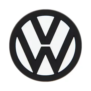 Brisa Vw Collectie - Volkswagen Rubber Magneet - Frontmagneten Voor Koelkasten, Magneetborden, Whiteboards, Prikborden (set Van 2 Vw-logo's En