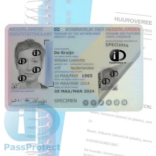 PassProtect Voor Identiteitskaart | Beschermfolie | Herbruikbaar | Voorkom Identiteitsfraude | Beveiliging Bsn En Pasfoto