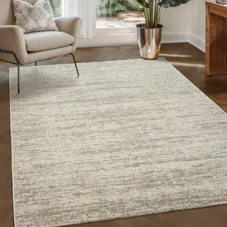 Muratap Relax Oslo - Laagpolig Effen Vloerkleed - Modern Tapijt - Creme- 120x170 Cm