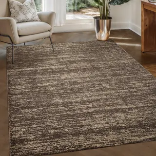 Muratap Relax Oslo - Laagpolig Effen Vloerkleed - Modern Tapijt - Bruin- 120x170 Cm