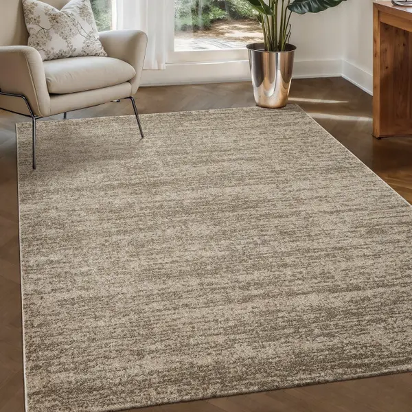 Muratap Relax Oslo - Laagpolig Effen Vloerkleed - Modern Tapijt - Beige- 80x150 Cm thumbnail