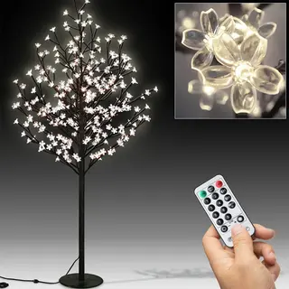 Monzana Kerstbloesem, 220cm, 220 Led's, Kerstboom, Kerstversiering, Bloesem, Lichtjesboom, Lichttakjes, Voor Binnen En Buiten