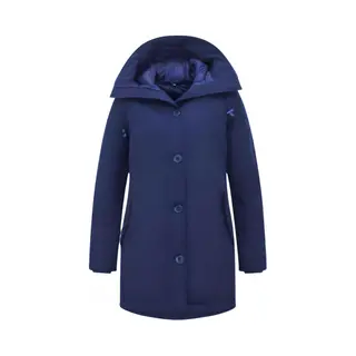 Matogla Dames Winterjassen Volwassenen - Dames Jas Met Capuchon - Lange Winterjas Dames - 505 - Blauw