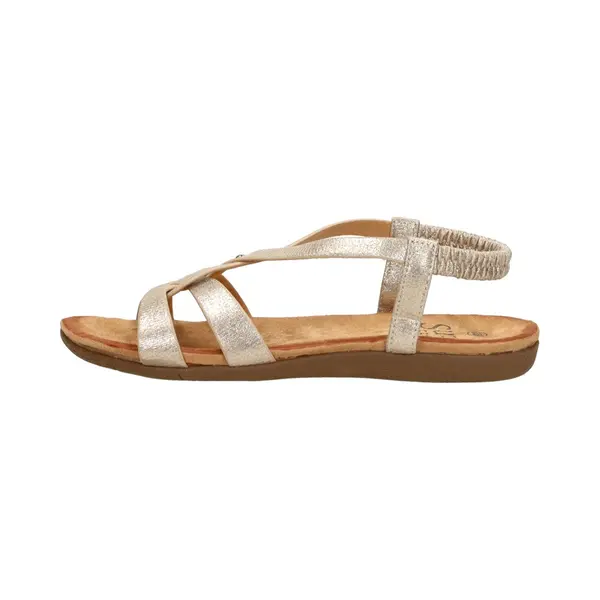 SUB55 Sandalen Plat Sandalen Plat - Goudkleur - Maat 36 thumbnail