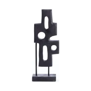 Light & Living - Ornament Salio - 19x9.5x45cm - Zwart