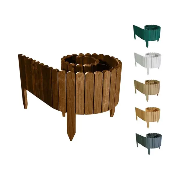 Gtb® Borderrand Op Rol - Borderrand - Perkland - Bruin - 200cm X 2cm X 40cm thumbnail