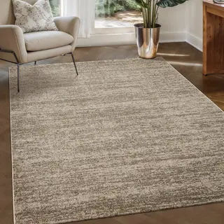 Muratap Relax Oslo - Laagpolig Effen Vloerkleed - Modern Tapijt - Beige- 250x250 Cm Vierkant