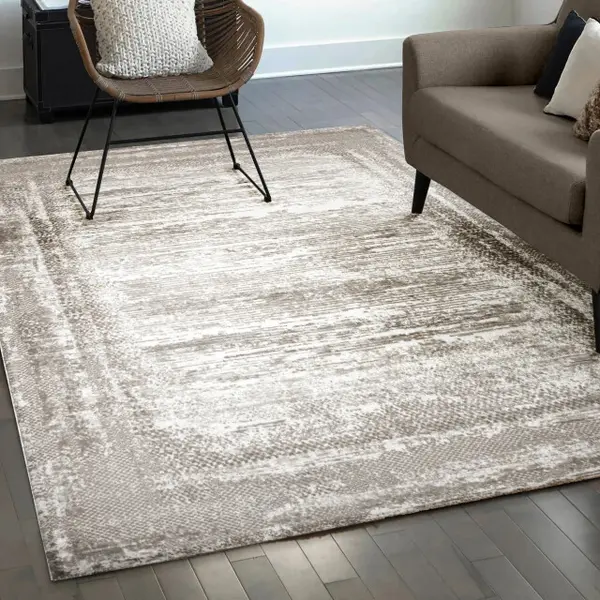 Muratap Fashion Relax Plus - Laagpolig Vloerkleed - Modern - Luxe - Beige- 80x150 Cm thumbnail