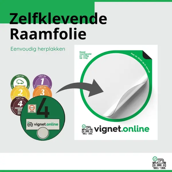 Vignet Online - Milieustickers - Transparante Zelfklevende Raamfolie thumbnail