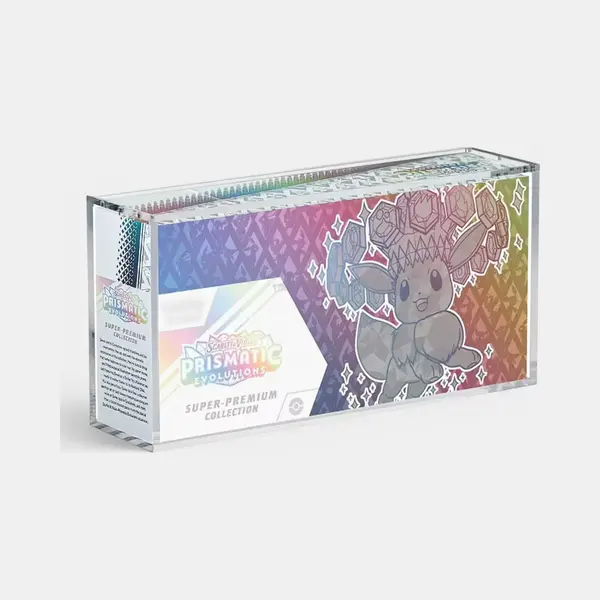 Pokémon Prismatic Evolutions Super-Premium Collection (Spc) - Acrylic Case - Quality Cards thumbnail