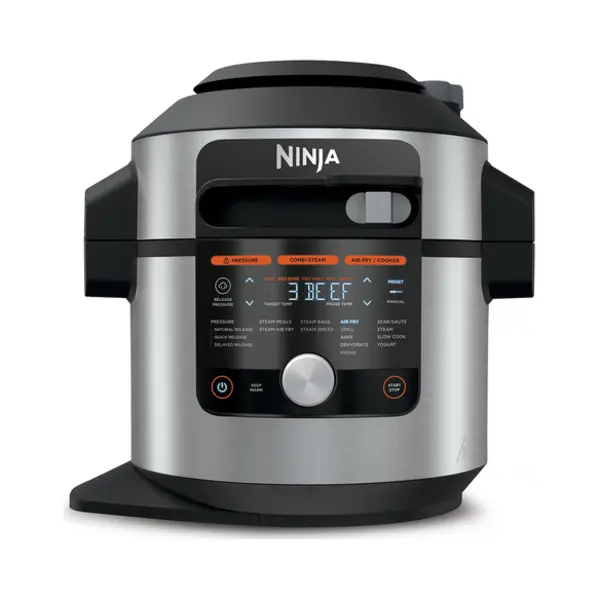 Ninja OL750EU multi cooker 7,5 l 1760 W Zwart, Roestvrijstaal thumbnail