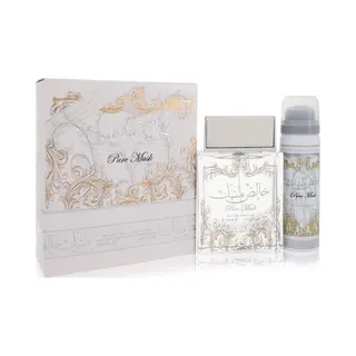 Lattafa Duft-Set Pure Musk Eau De Parfum 100ml + Deo Spray 50ml