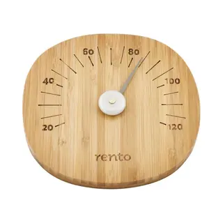 Rento Sauna Thermometer - Bamboe