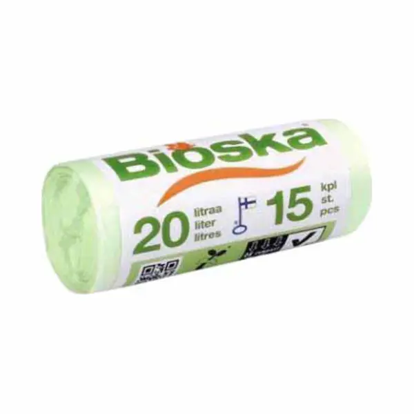 Bioska Afvalzakken 20 Liter 15 Stuks thumbnail
