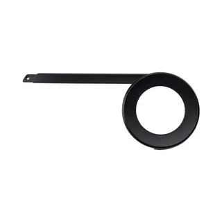 Fiets Herrmans Kettingscherm Slyde 38T Icnl. Tail Piece - Mat Zwart