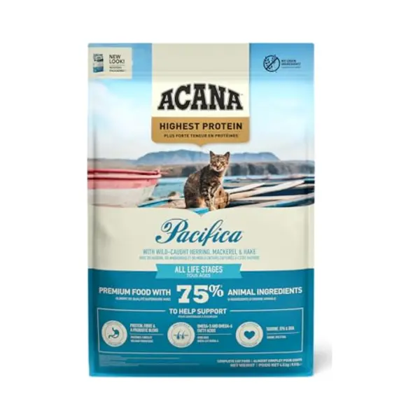 Acana Cat Tf Regionals Pacifica droogvoer voor kat 4,5 kg Volwassen Vis thumbnail