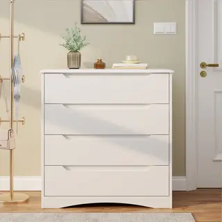Bealife AP22 Commode Met 4 Lades - Bijzetkast Met Veel Opbergruimte Dressoirs - Multifunctionele Kast Voor Woonkamer Slaapkamer Hal - Vrijstaand