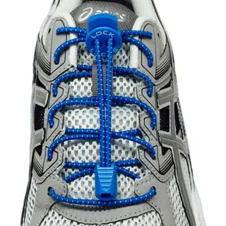 Lock Laces Blauw - Elastische Schoenveters - Hardlopen