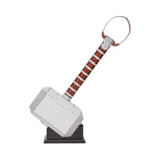 Spin Master 4D Build Marvel - Mjolnir Thor-hamer - 3D Puzzel - 87 stuks - kartonnen bouwpakket