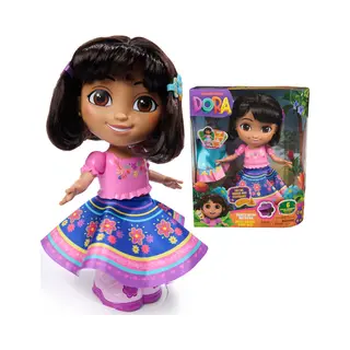 Spin Master Dora, Dansen met Dora, interactieve dansende pop met 2 rokken, tweetalige zinnen en muziek