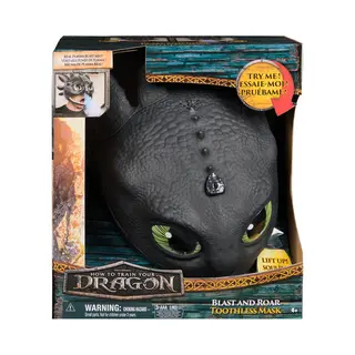 Spin Master How to train your dragon - Hoe Tem Je Een Draak - Elektronisch Tandloos Masker met Vuur en Brulgeluiden - Speelgoed