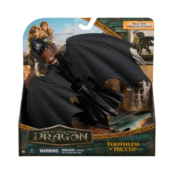 Spin Master How to train your dragon Dreamworks Dragons, , Toothless & Hiccup, Viking Duo Action Figures, Kids Toys for Boys Ages 4 and up thumbnail