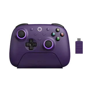 8Bitdo Ultimate 2 Wireless Paars Bluetooth/Rf/Usb Gamepad Analoog/digitaal Android, Mac, Pc