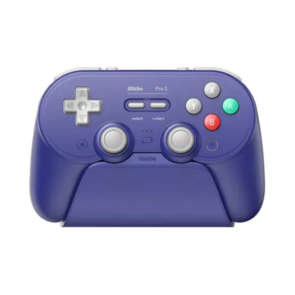8Bitdo Pro 3 Bluetooth Paars Bluetooth/Rf/Usb Gamepad Analoog/digitaal Android, Mac, Nintendo Switch, Nintendo Switch 2, Pc thumbnail