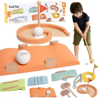 Classic World Wooden Golf Set