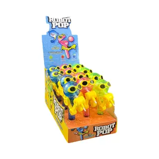 Funny Candy | Robotman Lollipop | 12 X 10 Gram - Traktatie