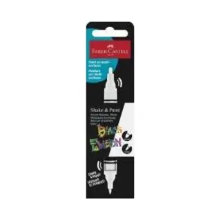 Faber-Castell Black Edition 65-285511 Acrylmarker Voor Kloppen En Schilderen, Wit, 1 Stuk