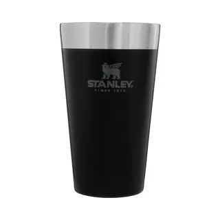 Stanley Adventure Stacking Beer Pint 0.47L - Travel Mug Keeps Drinks Cold For 4 Hours - Stainless Steel Thermal Cup - Stacks Infinitely - Double Wall