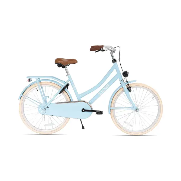 Sjoef City Kinderfahrrad 22 Zoll | Ab 7-9 Jahren | Kinder Fahrrad Für Mädchen/Jugend | EN4210 Geprüft | V-Brake & Rücktrittbremse | Reflektoren & thumbnail