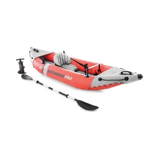 Intex 68303NP sportkayak 1 persoon/personen Grijs, Rood Polyvinyl chloride (Pvc), Vinyl Opblaasbare kajak