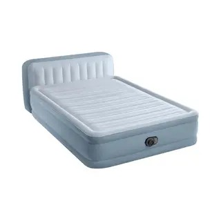 Intex 64450 Aufblasbare Matratze, Kopfteil, Plush Headboard, 152 X 236 X 46 Cm, Doppelbett, Für 2 Personen, Kopf 86 Cm Hoch, Max. 272 Kg, Beflocktes