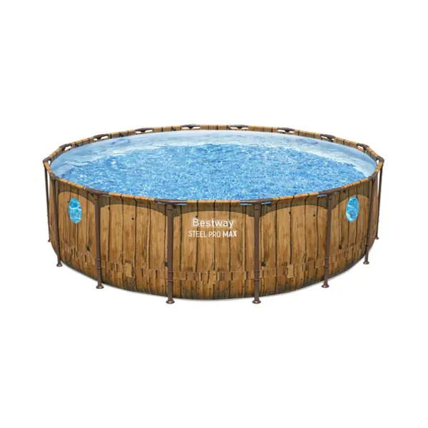 Bestway Zwembad power steel set rond rotan swim vista 488 thumbnail