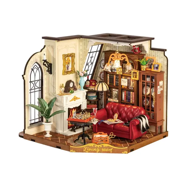 Robotime DG175 Diy-Miniatur-Haus/Bücherecke Diy-Miniaturhaus thumbnail
