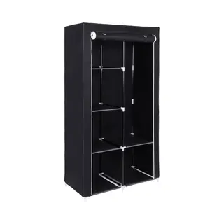 Songmics Stoffschrank 170 X 88 Cm Schwarz